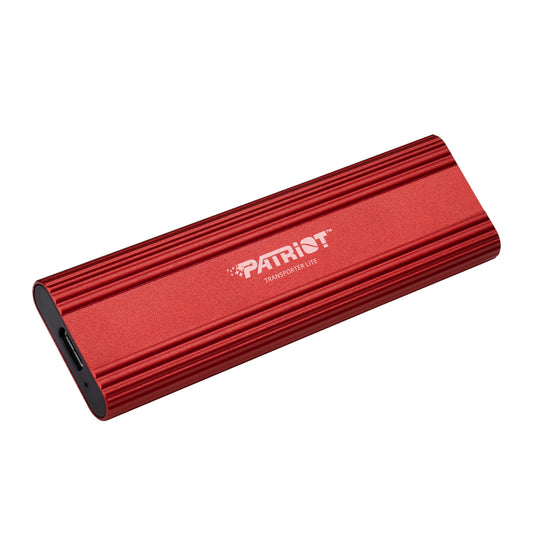 Patriot Transporter Lite 1TB USB3.2 Type-C External Portable SSD - Red