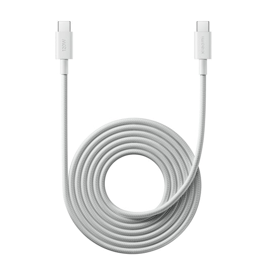 Xiaomi USB4 6A USB Type-C To USB Type-C Braided Cable 2m- (120W, 480 Mbps)