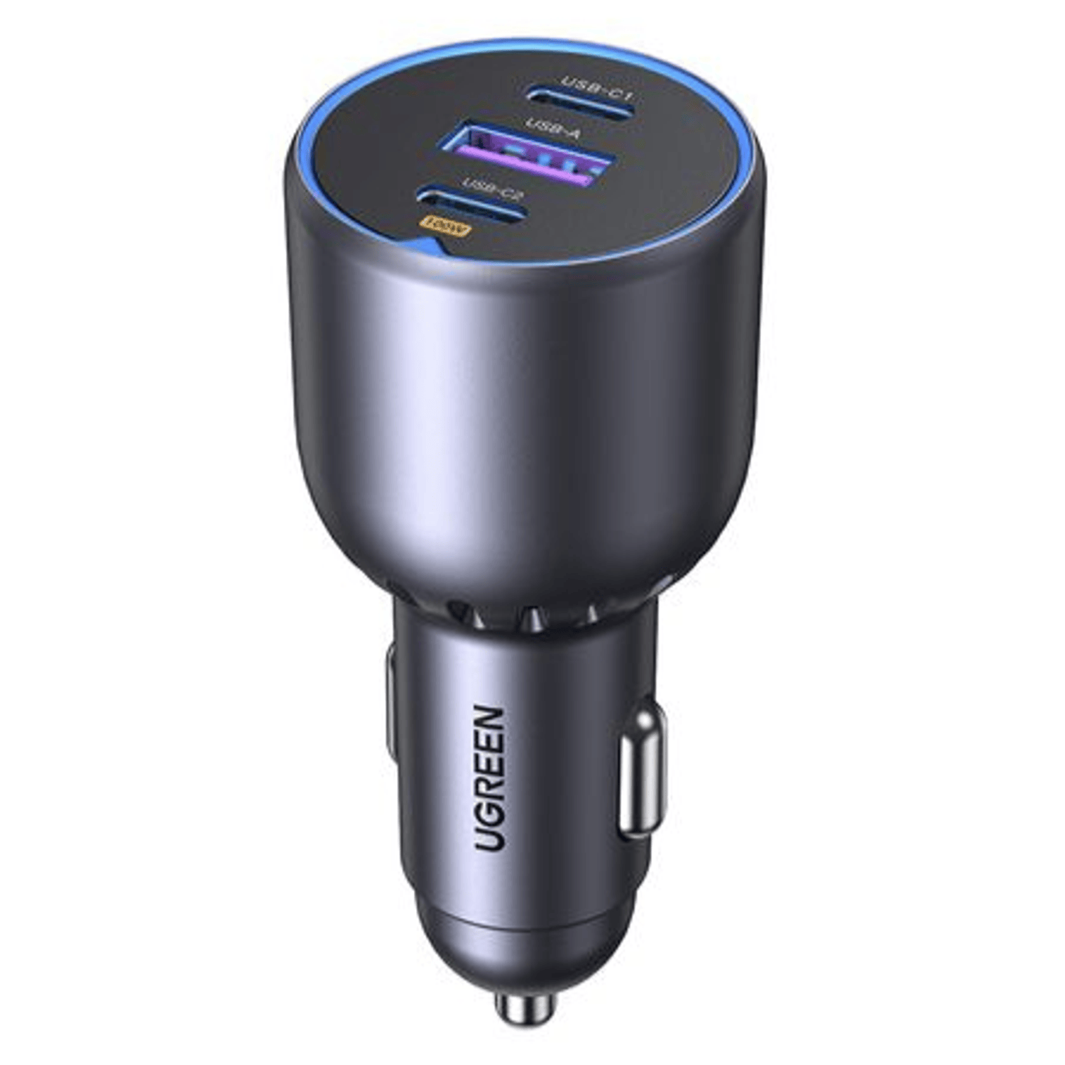 UGREEN 130W USB-C 3-port Car Charger