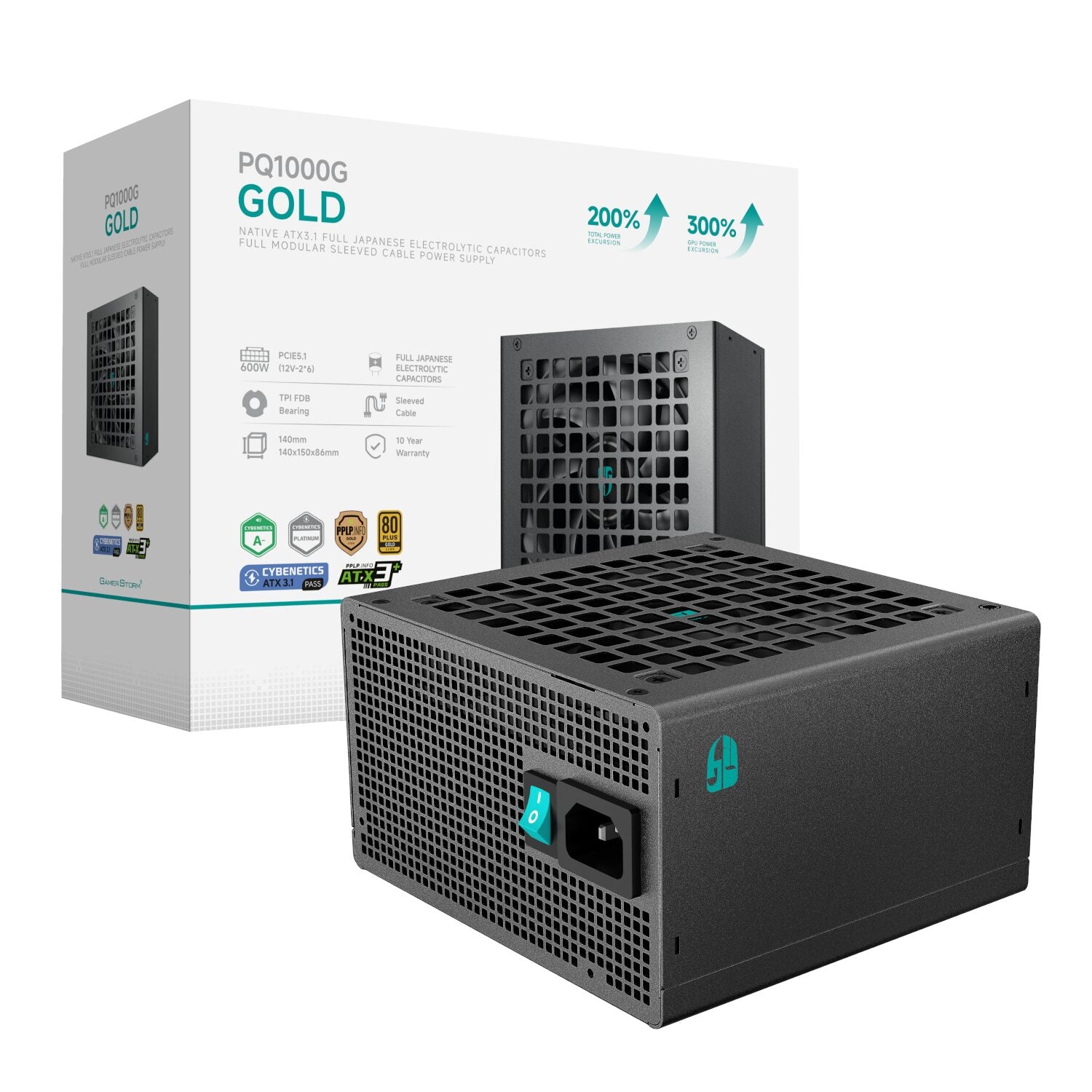 DeepCool Gamerstorm PQ1000G 1000W 80PLUS Gold Fully Modular Power Supply