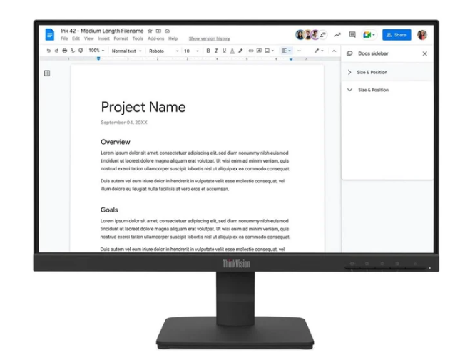 LENOVO S22-4E 22-INCH MONITOR BRAND NEW