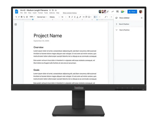 LENOVO S22-4E 22-INCH MONITOR BRAND NEW